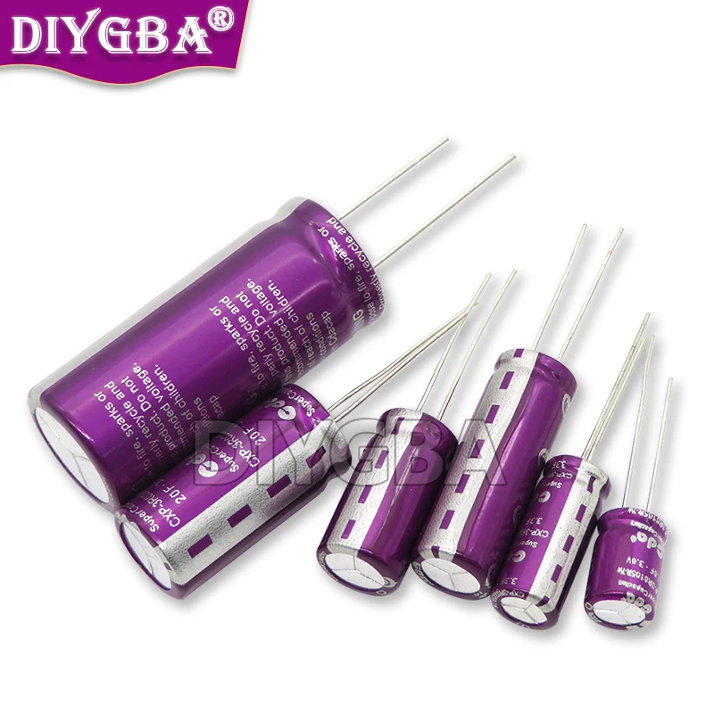 Supercondensatore 0.33F 5.5V 70C - Modello EDC334Z5R5C - 3