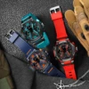 SMAEL Brand 8087 For Men's Digtal Quartz Watches 50m Waterproof Dual Display LED Back Light Watch 4