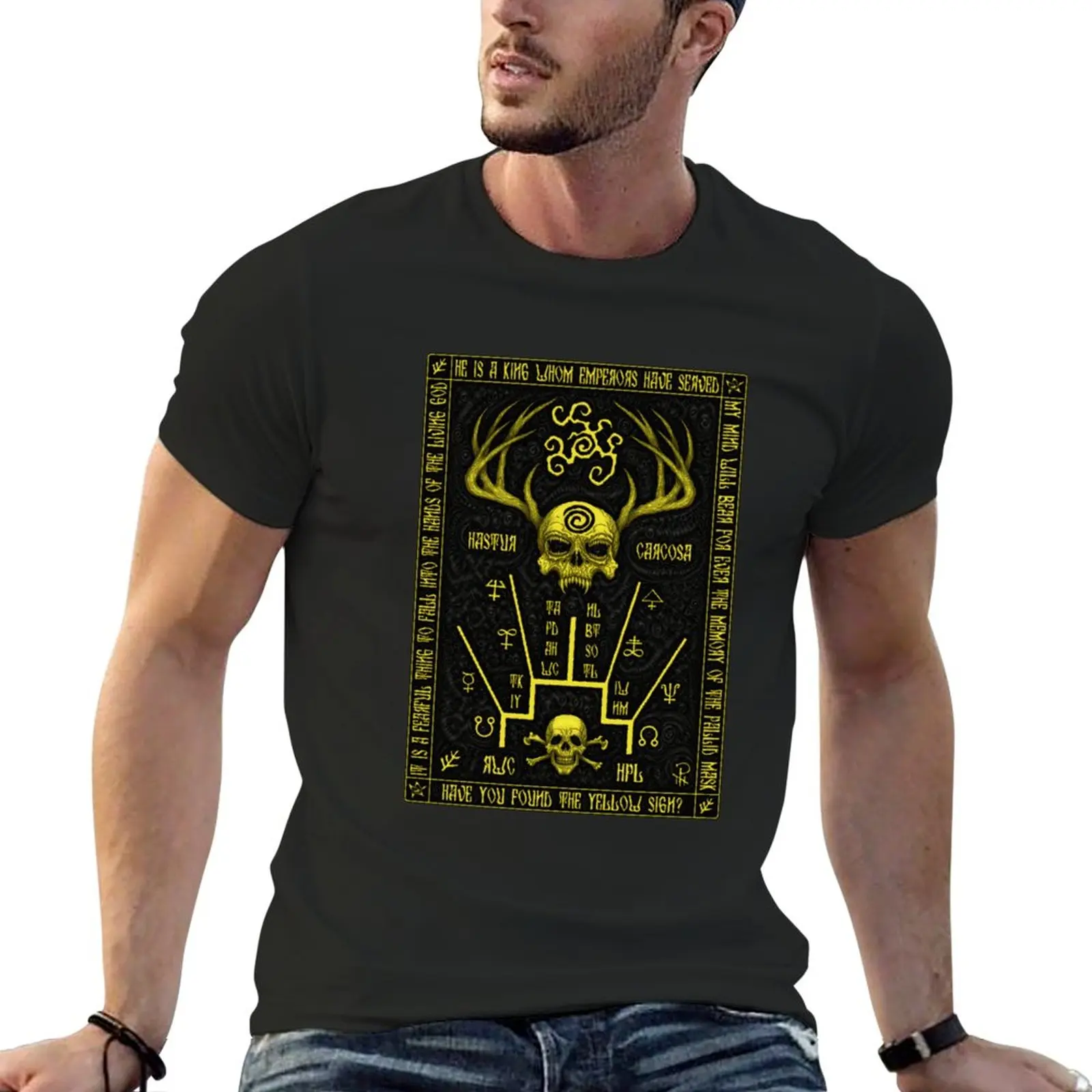 

New Hastur Schema - Azhmodai 2021 T-Shirt blank t shirts vintage t shirt Men's t-shirts