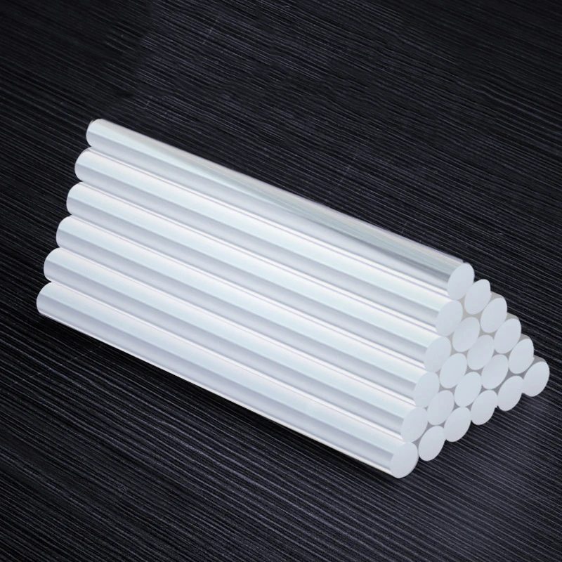 7x100mm 10개입 핫멜트 글루 스틱 미니 사이즈 글루건 스틱 DIY 아트 공예 일반 수리 가정 장