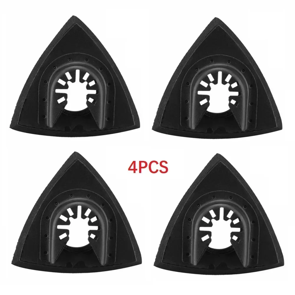 4PCS Oscillating Multitool Sanding Pads 80*80*80mm Plastic Sanding Pads For Wood Metal Palstic Sanding Power Tool Parts 2