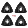 4PCS Oscillating Multitool Sanding Pads 80*80*80mm Plastic Sanding Pads For Wood Metal Palstic Sanding Power Tool Parts 2