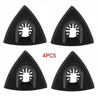4PCS Oscillating Multitool Sanding Pads 80*80*80mm Plastic Sanding Pads For Wood Metal Palstic Sanding Power Tool Parts 2