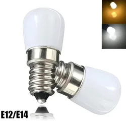 Mini LED Light Bulbs E14/E12 Refrigerator Light Bulbs 220V Refrigerator Lamp Bulbs Screw Bulb for Refrigerator Display Cabinets
