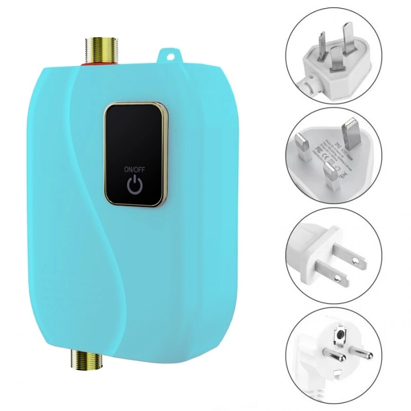 220V 3400W Electric Water Heater Household Instant Tankless Water Heater  for Indoor Shower Kitchen Bathroom Water Heating - AliExpress