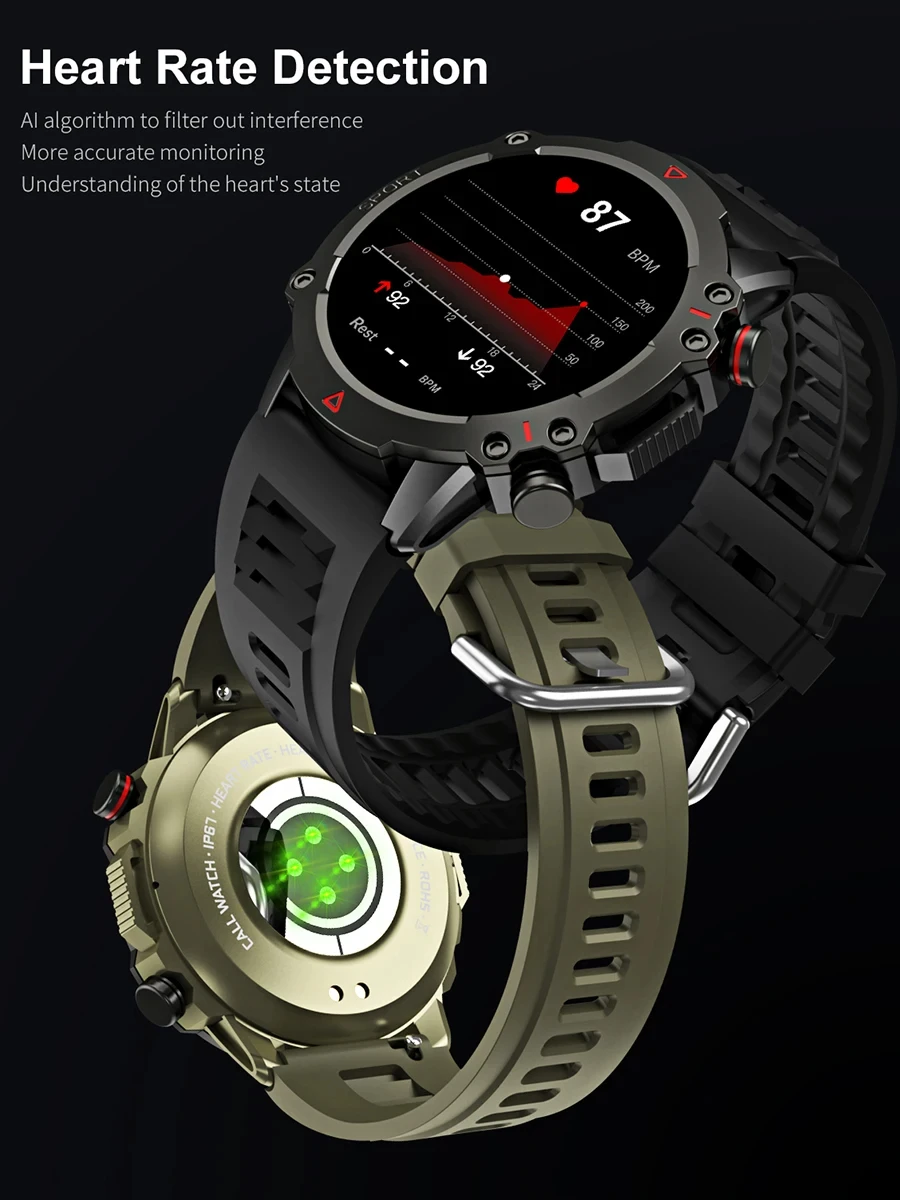 LEMFO AMOLED Ʈ ġ  2024  ȭ Ʈġ,  , ߿ 1.53 ġ 360*360 HD ȭ, 30  