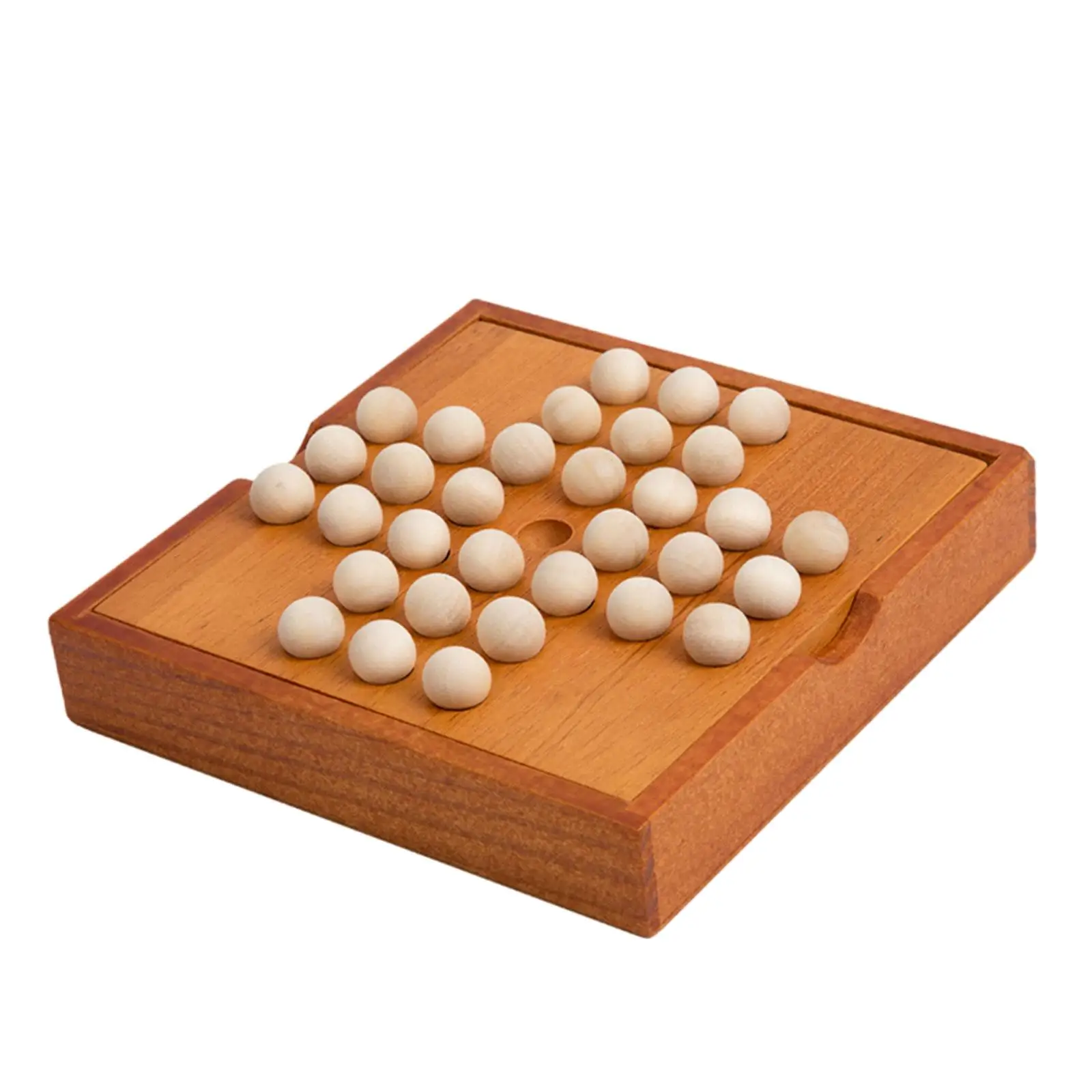 Solitaire Game Chess Toy Classical Table Top Game for Living Room Decor Kids