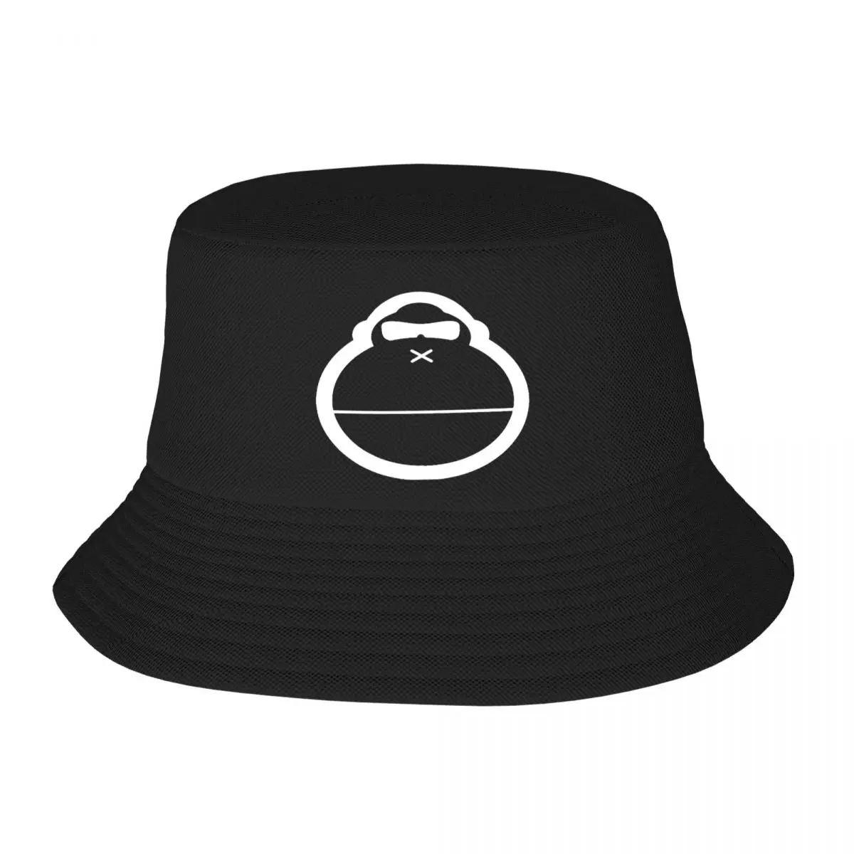 

Sun Bum Yellow Gorilla Print Bucket Hat Double Side Reversible Bob Hats Cotton Foldable Unisex Fisherman Cap Travel Sunscreen