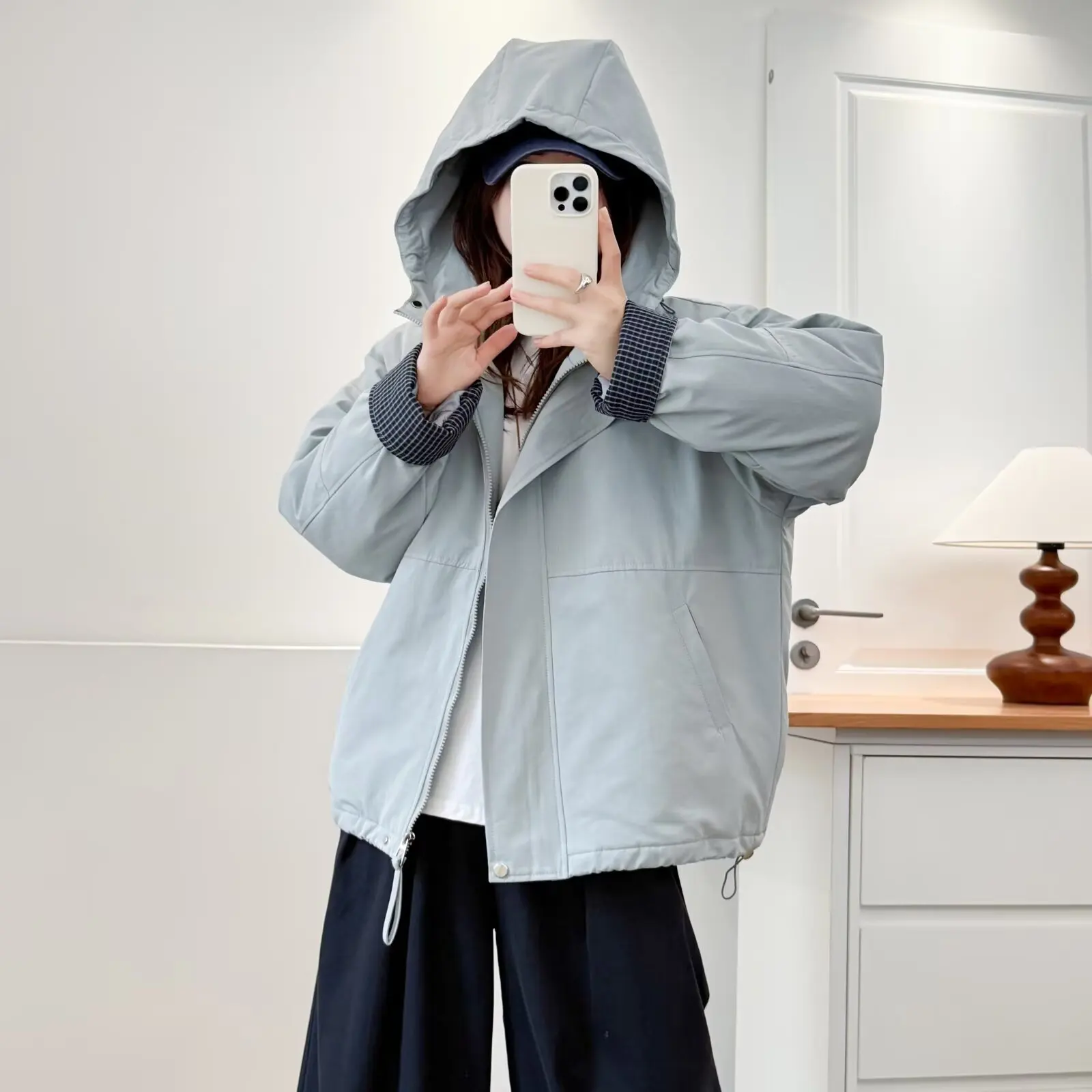 New Korean Style Simple Casual Padded Hooded Jacket Quilting Coat XXXXL Fashion Plus Size Women's Parkas Autumn And Winter