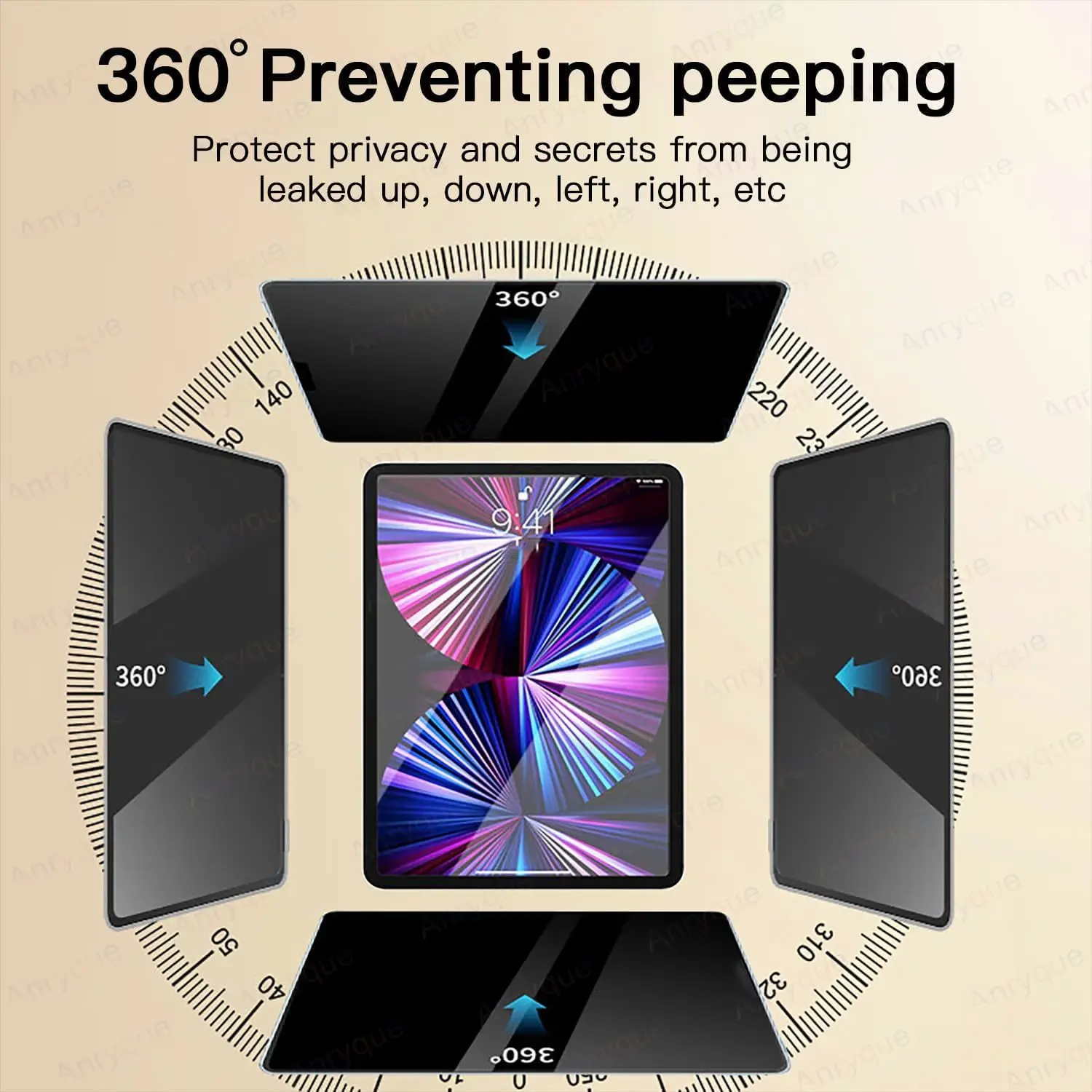 360° Privacy Screen Protector for HUAWEI MatePad 11.5S 2024 Soft PET Paper-feel Screen Protective Film Anti Spy 4 Direction 2