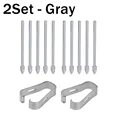 10pcs-Gray