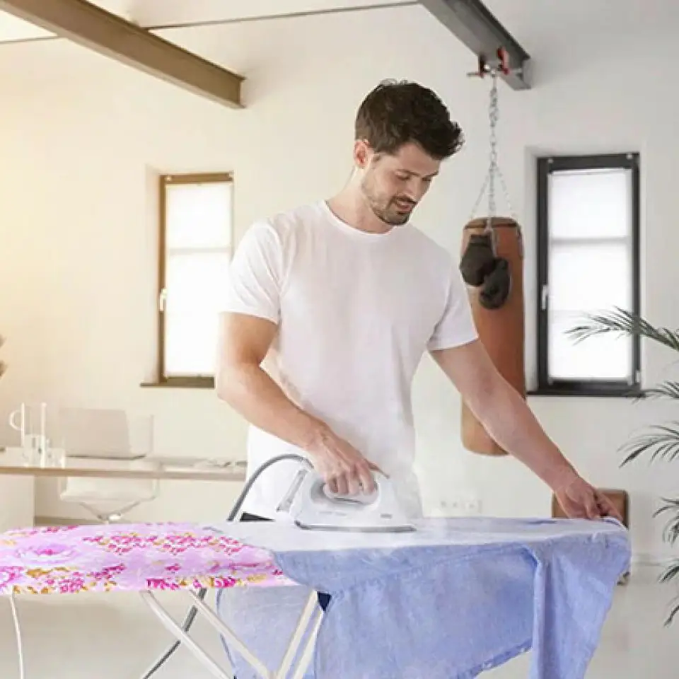 Height Adjustable Ironing Board with Foldable Legs