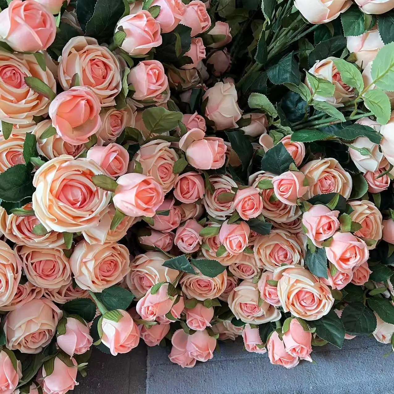 SilkArtificialRoseFlowersCheapAutumnDecorationWeddingHome