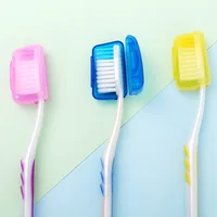 Portable Toothbrush Cover Holder Travel Hiking Camping Brush Cap Case Health Toothbrushes Protector Case Box For Bathroom 6
