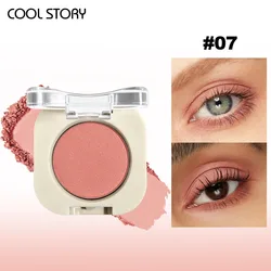 Nude Elegance Eyeshadow & Face Palette: Matte & Shimmer Collection, Smooth & Long - Lasting Formula (07 Coral Pink)