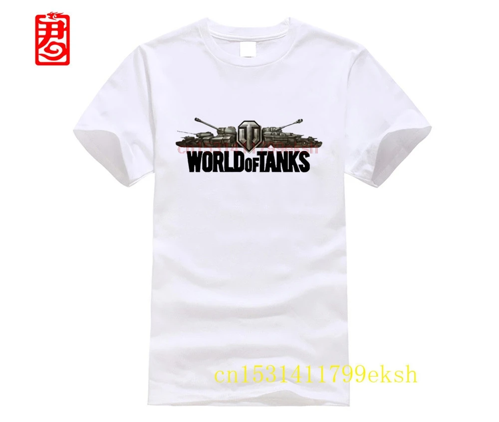 Nuovo Design World Of Tanks Magliette Wot Fitness T-Shirt Manica Corta Slim Fit Casual Tees