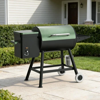 Pellet Smoker Grill Combo 1