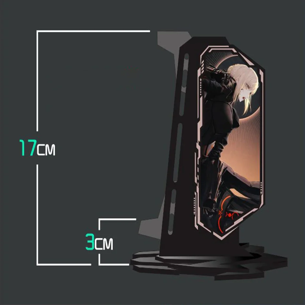 Personalize Gpu Suporte Vga Suporte Gráficos Verticais Suporte Personalizável Faça Você Mesmo Design 5v Argb 3pin Sincronização Aura - Imagem 2