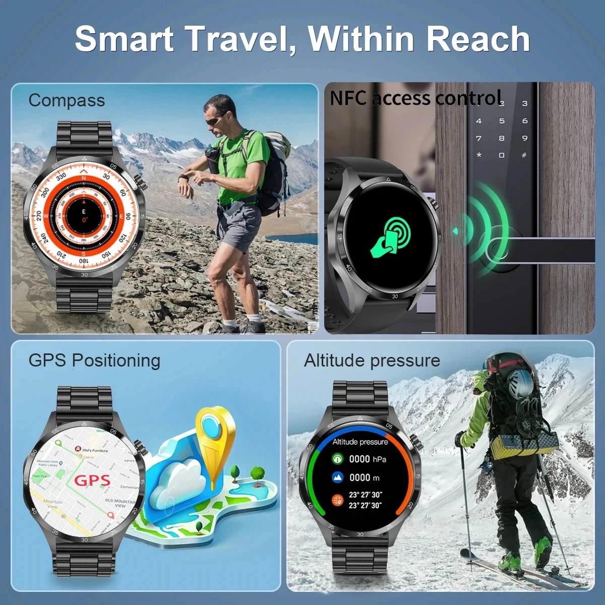 ȭ GT4  GPS Ʈ ġ, AMOLED HD ũ,  ȭ, NFC IP68  ð,  Ʈ ġ