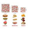 3PCS Set Reusable Organic Beeswax Food Wrap for Fresh Keeping and Eco Friendly Kitchen Plastic Packaging Paper Food Packaging 6
