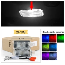 LED Car Footwell Atmosphere Lamp for Enhanced Interior Ambiance (2PCS)