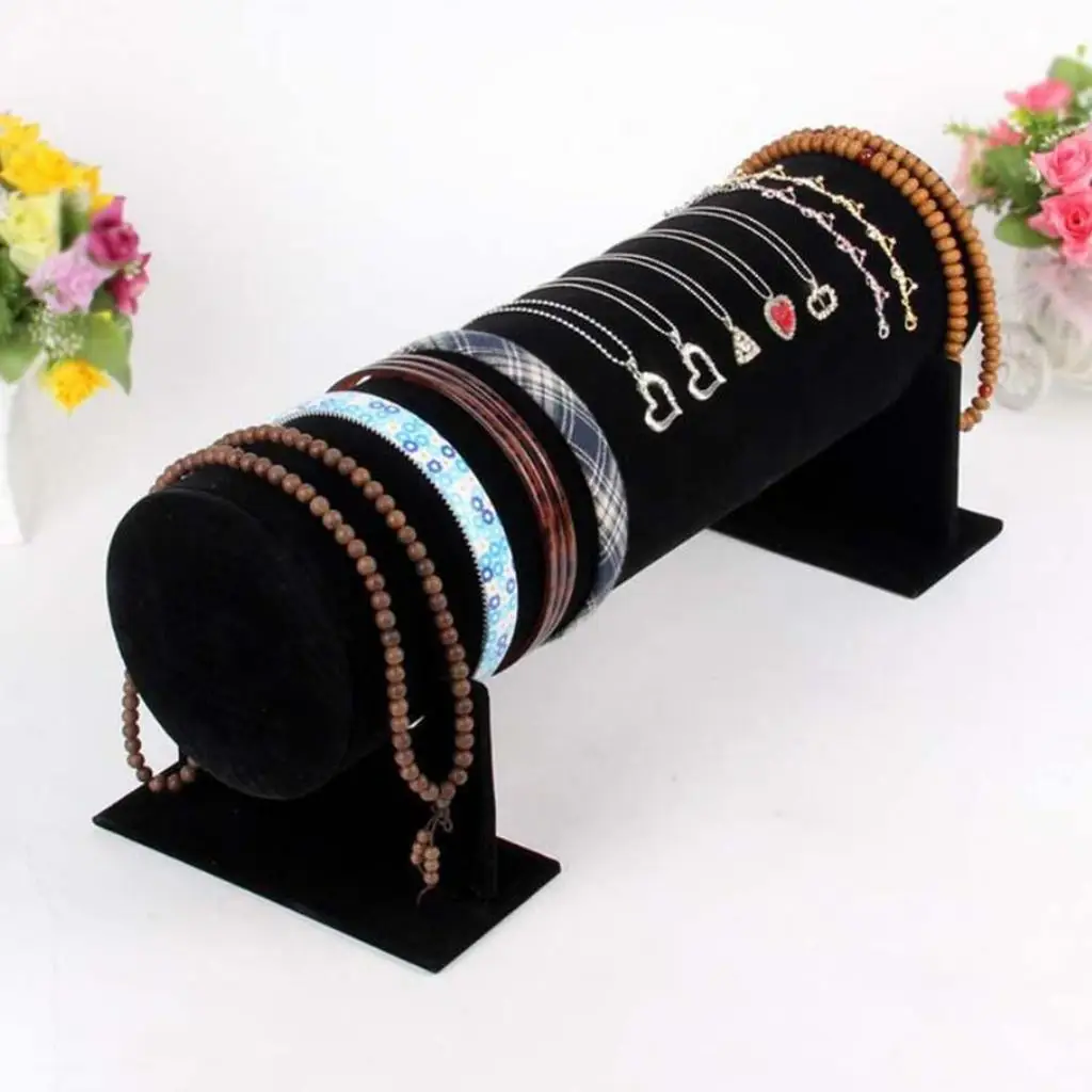 

Grils Ladies Hair Band Display Rack Synthetic Suede Rack
