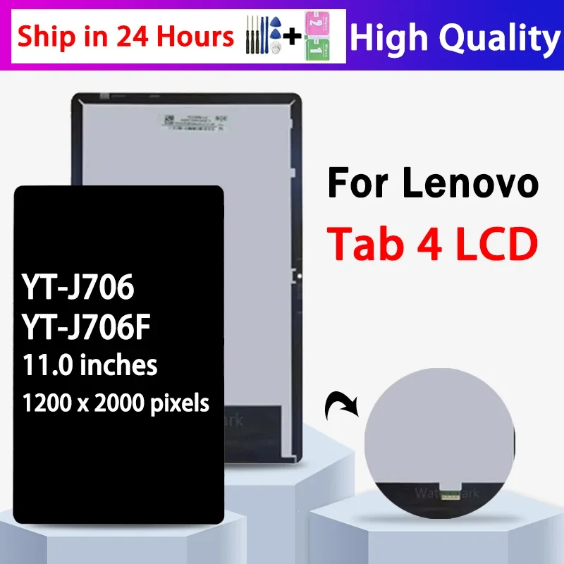 100% протестированный дисплей Y706 для Lenovo Yoga Tab 11 YT-J706F YT-J706X J706M, сенсорный экран, ЖК-дисплей в сборе