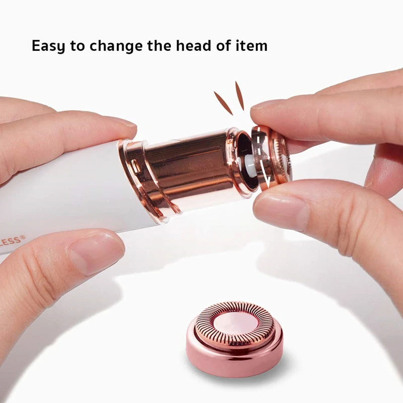 Women's Hair Remover Epilator Face Hair Removal Lipstick Shaver Electric Eyebrow Trimmer Mini Shaver Epilator Hair Removal Tool 4