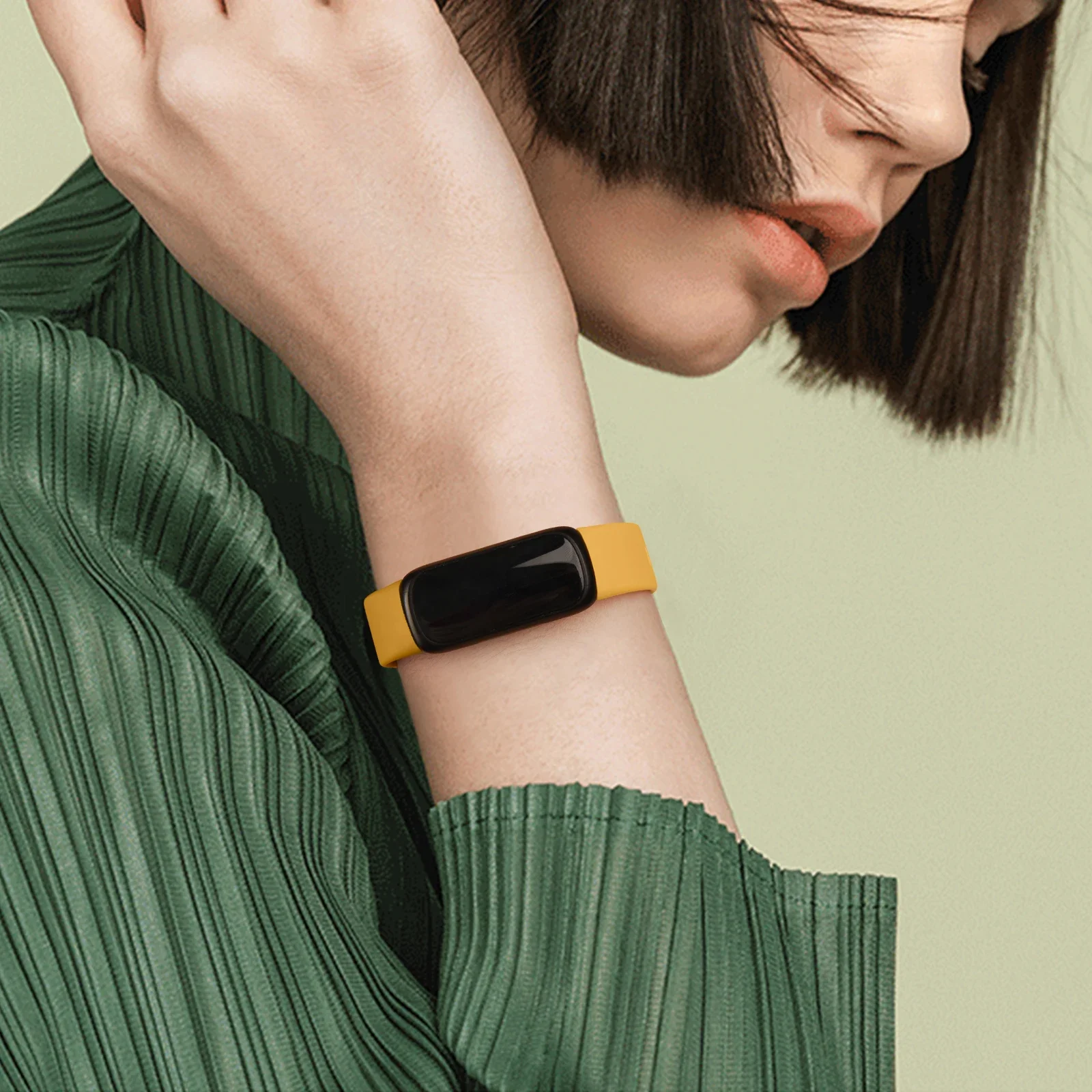 Soft Silicone Adjustable Sport Strap for Fitbit Inspire 3 – Stylish Replacement Wristband Bracelet