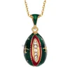 Hottest Jewelry Brass Enamel HandMade Russian Easter Sword Vintage Egg Pendant Charm Necklace Gift To Women Or Girls 2024 New 4