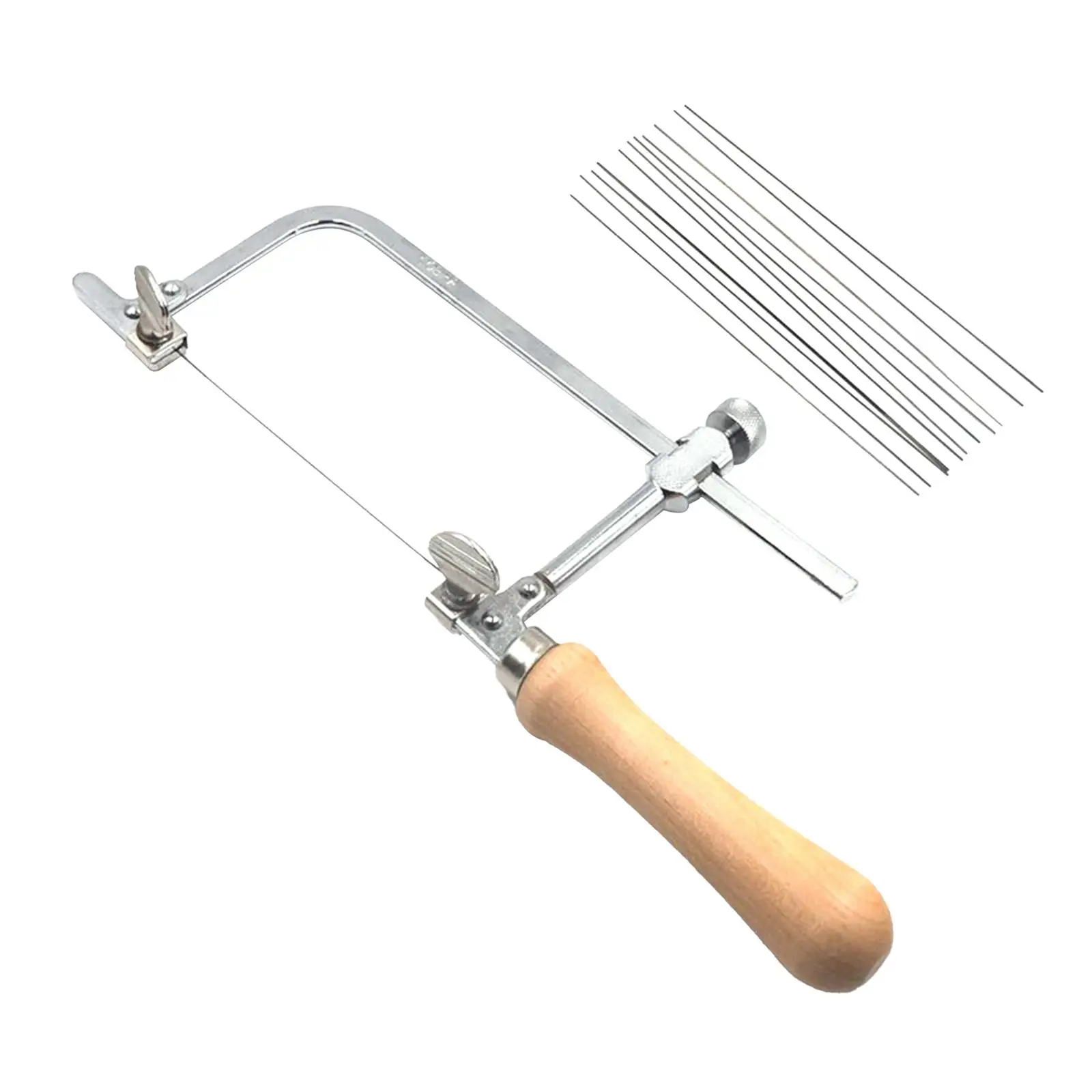 Jewelers Saw Hobby Crafts for Jewelry Making Wood Metal Carving for Jewelry Processing Wooden Handle Bow Saw C Shape Saw Frame 3