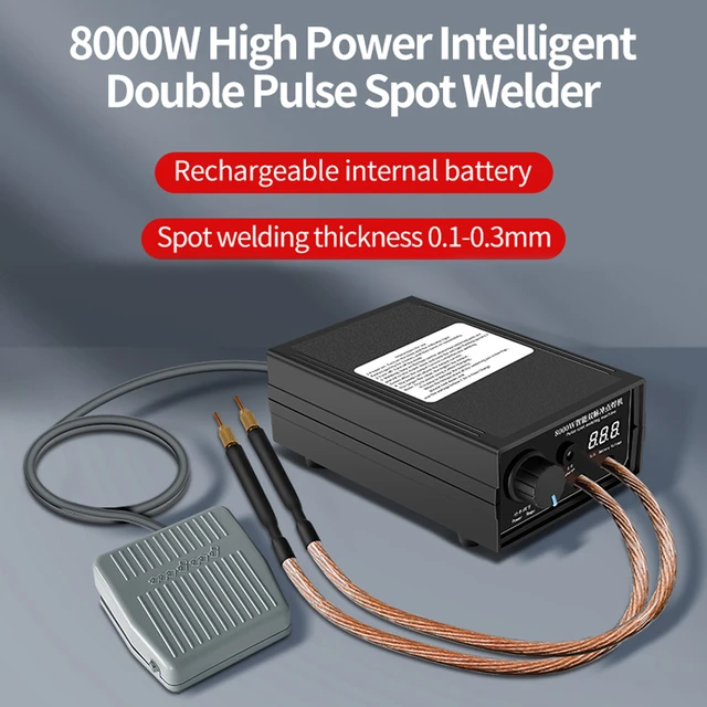 Baterías de la máquina de soldadura por puntos  Batería de la máquina de  soldadura 18650-5000W Power Spot - Aliexpress