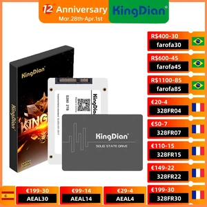 KingDian SSD 120GB 128GB 240GB 256GB 512GB 1TB הפנימי קשיח כונן דיסק hdd 2.5 ''עבור שולחן העבודה