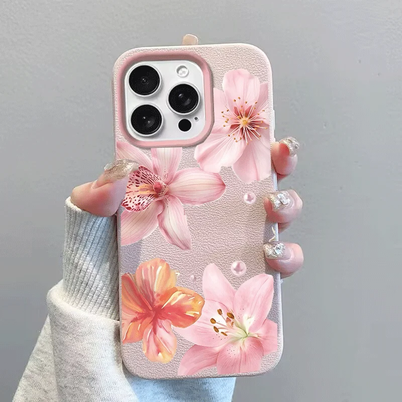 Violet Floral Phone Case Cover
