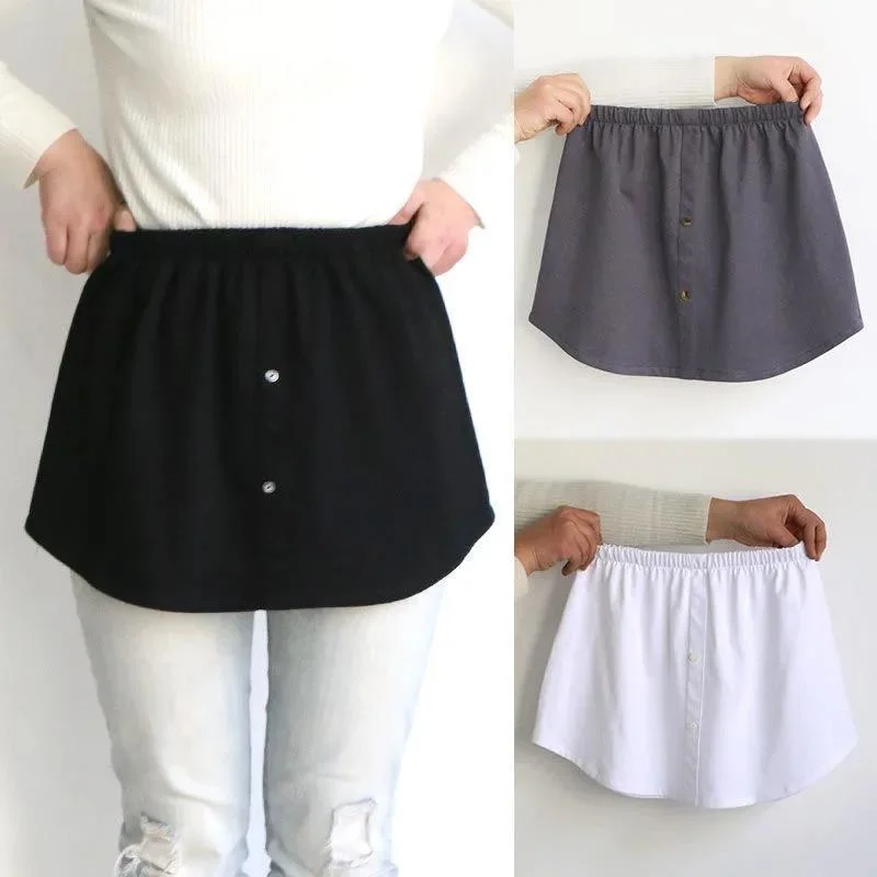 Slim Shirt Fake Bottom Hem Small Fart Curtain Bottoming Artifact Guard Clothes Wear Them With Hip Covering Women Retro Skirt