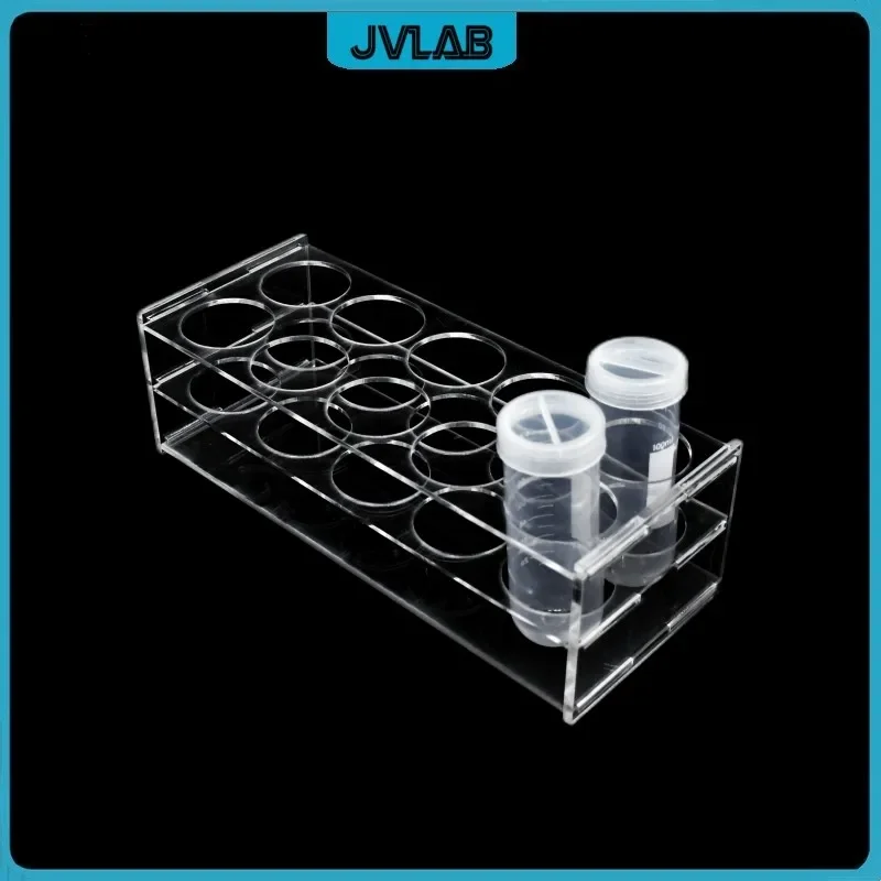 Plexiglass Rack For Centrifuge Tube 100 ml Plexiglass Stand Place 8 Tubes Transparent Test Tube Holder Diameter 40 mm