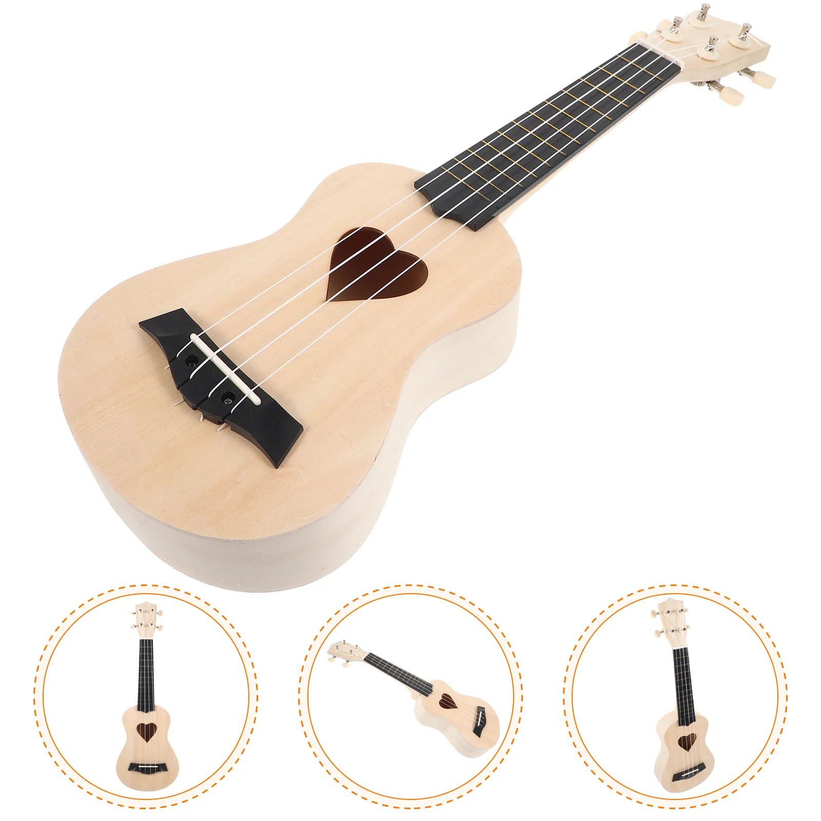 

Ukulele DIY Doodle Guitar Kit Graffiti Toys Building Small Wooden Crafts Accessories Handmade