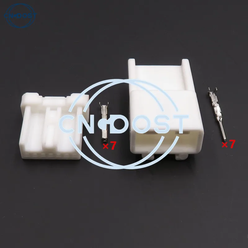

1 Set 7 Way Automobile Cable Terminal Connector Auto Electrical Plug Car Male Female Docking Socket