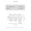 6 Egg Storage Box Egg Tray With Lid Kitchen Refrigerator Egg Drop Rack Egg Storage Boxes Fridge Egg Kitchen Storage Organization 6