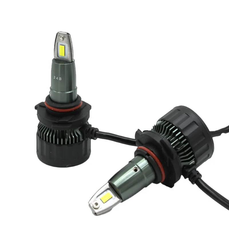 HB3 9005 HB4 9006 LED 헤드라이트 전구 변환 키트, 하이 로우 빔 6500K 슈퍼 화이트, 9000LM