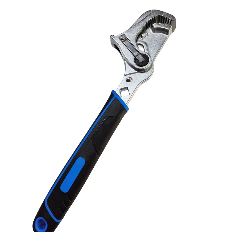 Quick Grip Adjustable Pipe Wrench Set 10 Inch And 15 Inch 2 Pack ...