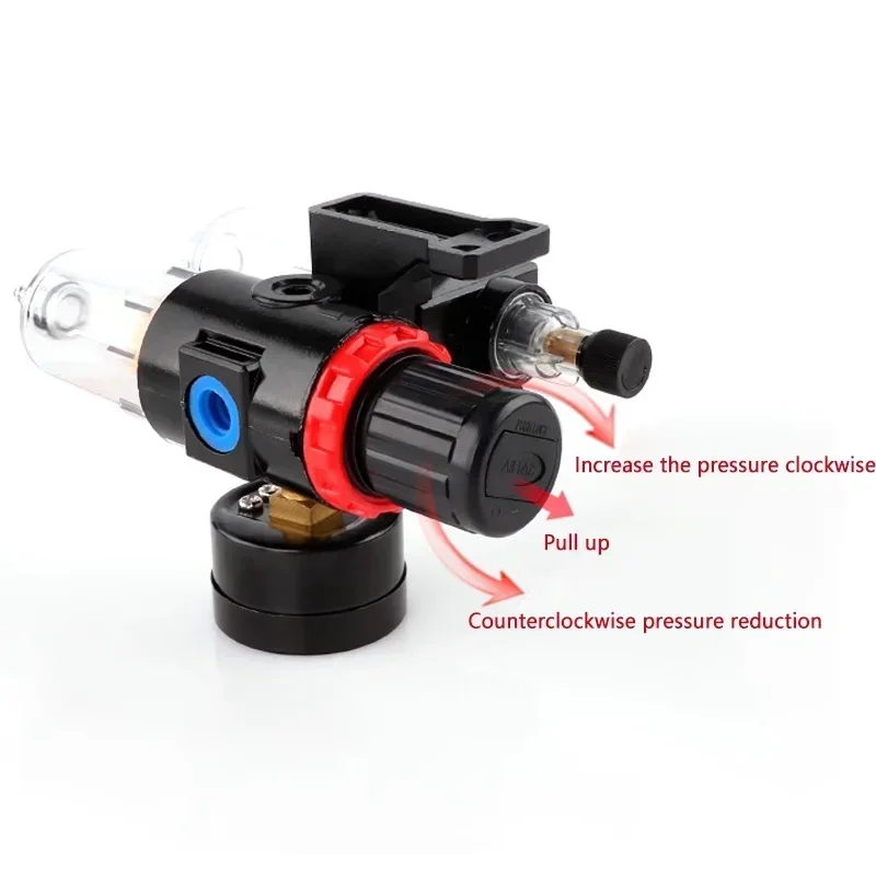 AFC2000 Filter for Compressor Oil Water Separator Regulator Trap Filter Airbrush G1/4 Air Pressure Reducing Valve