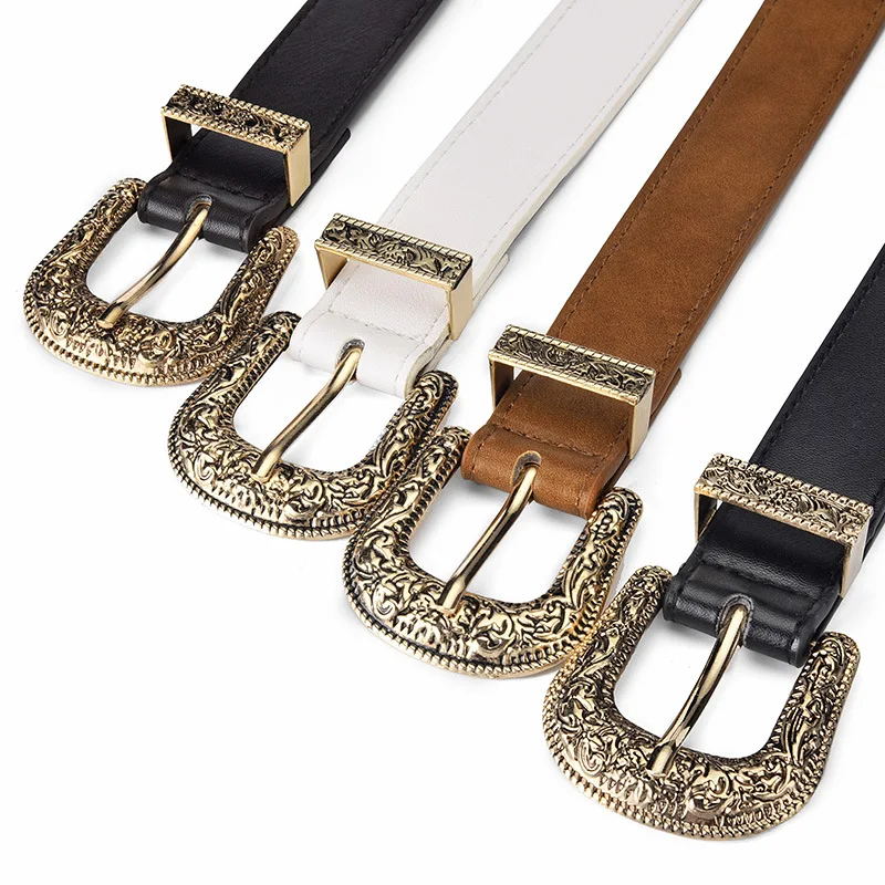 

Versatile Belt Vintage Carved Three Piece Waistband Women Dress Decoration, Dress Fashion Belt, Clothing Supplies