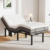 MS01 Twin XL Adjustable Bed Base Frame, 4 Ports USB A&C Adjustable Bed Base Wireless Remote Control Adjustable Bed 2