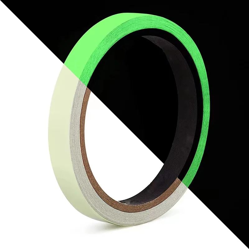 Luminous Tape 1pcs 3m Self Adhesive Green Luminous Tape Glow In The Dark Stickers Stage Decorative Fluorescent Tape Warning Stickers