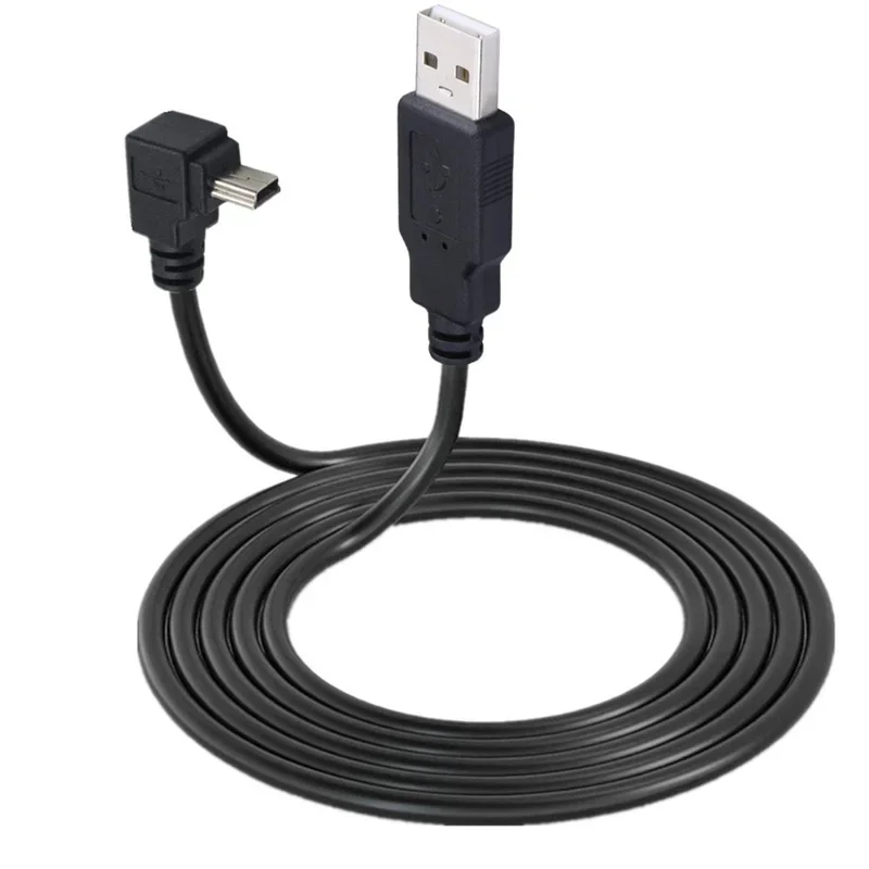미니 USB 업다운 좌우 각도 90도 USB 2.0 - 미니 USB 5핀 케이블 0.25m 1.5m 3m (카메라, MP4, 태블릿용)