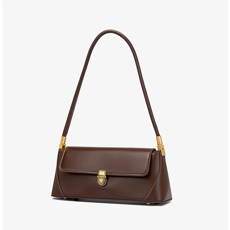 

2024 New Women Bags Retro Versatile Simple Fashion Trend Design Textured One-shoulder Underarm Handbag