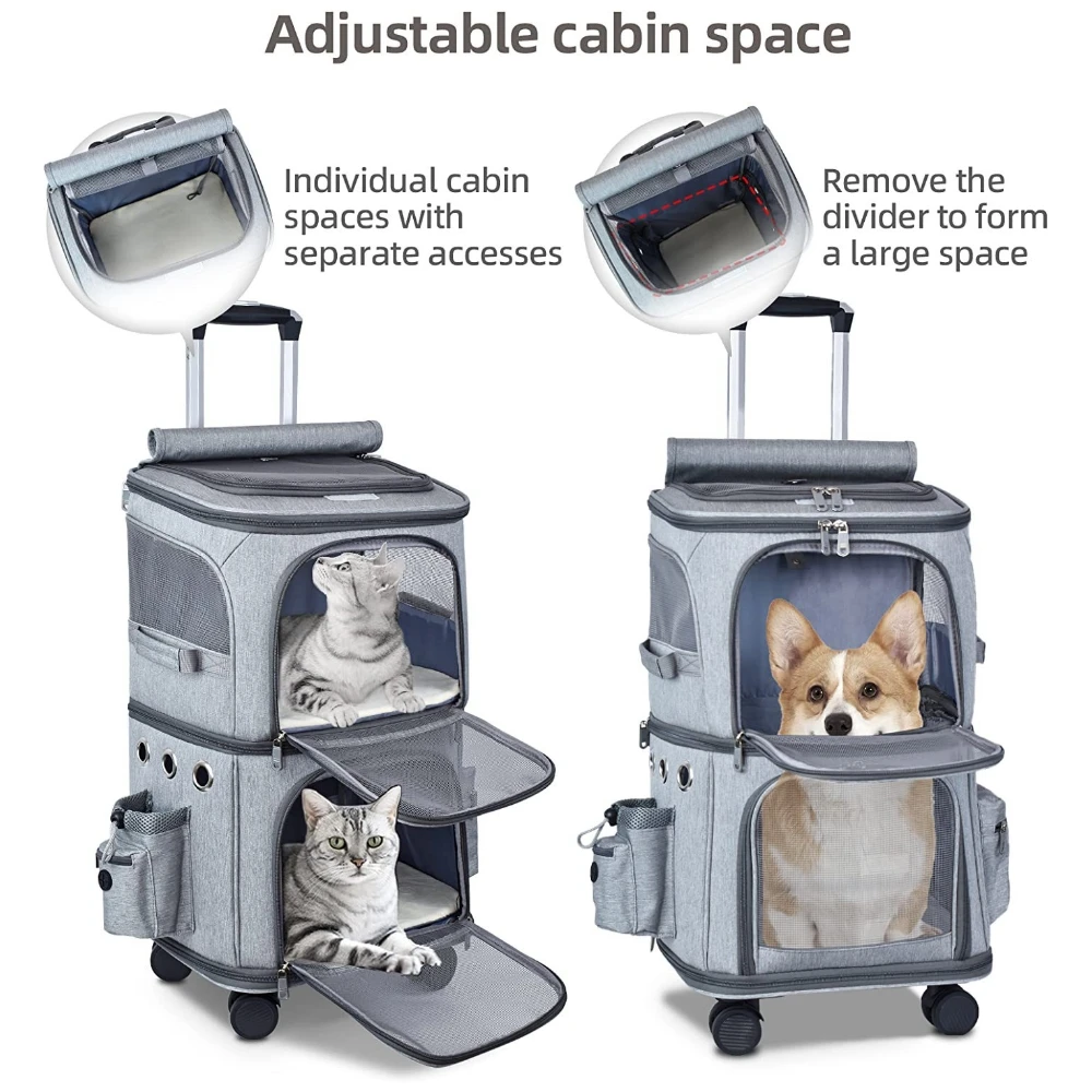 Dog Carrier, Pet Carrier, Cat Carrier, Expandable Foldable Airline Approved  Leather Pet Travel Portable Bag Carrier for Cat and Small Dog -  Hong  Kong