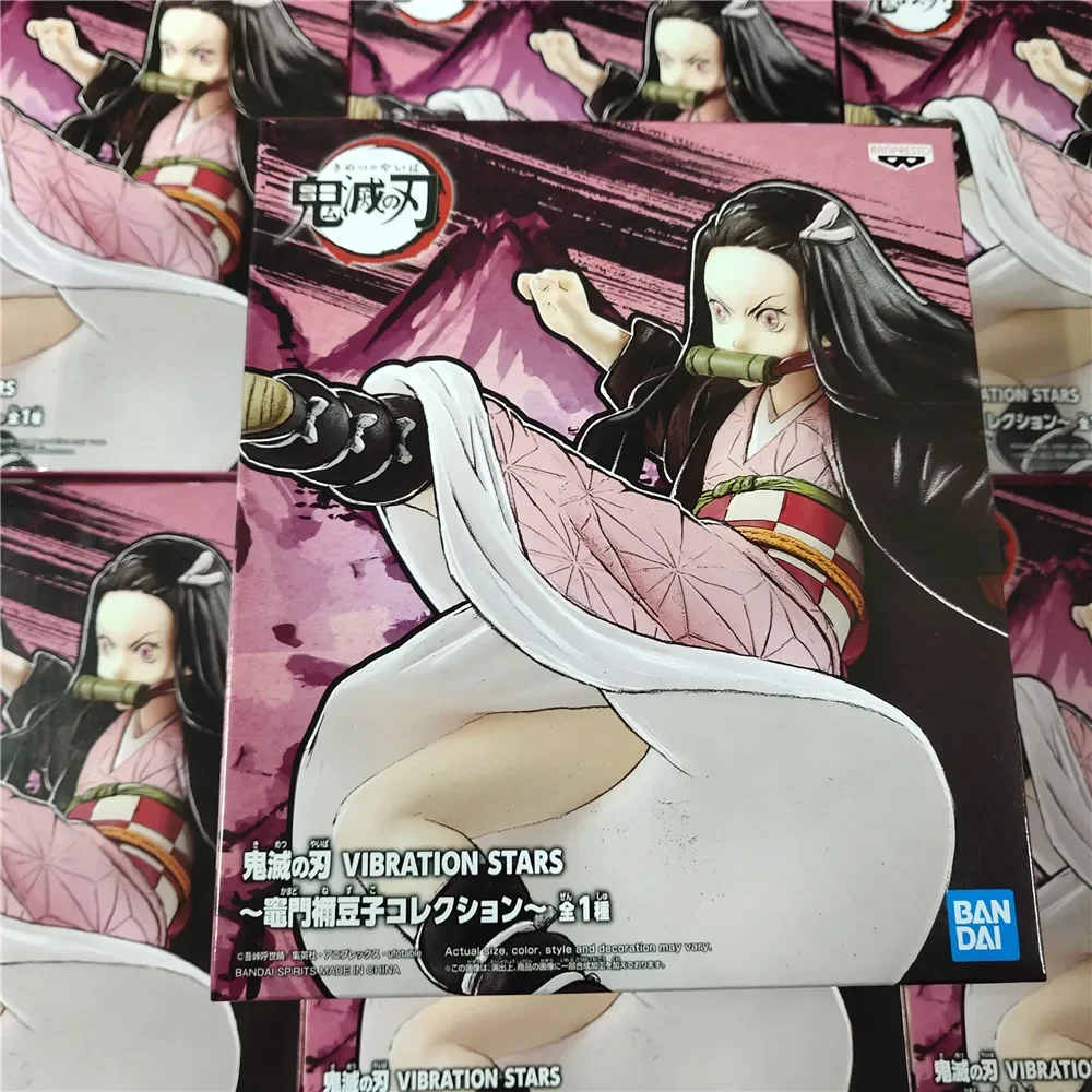 

Anime Bandai Original Demon Slayer VIBRATION STARS Kamado Nezuko PVC Action Figures Collect Decorative Model Figurine Toys 12cm