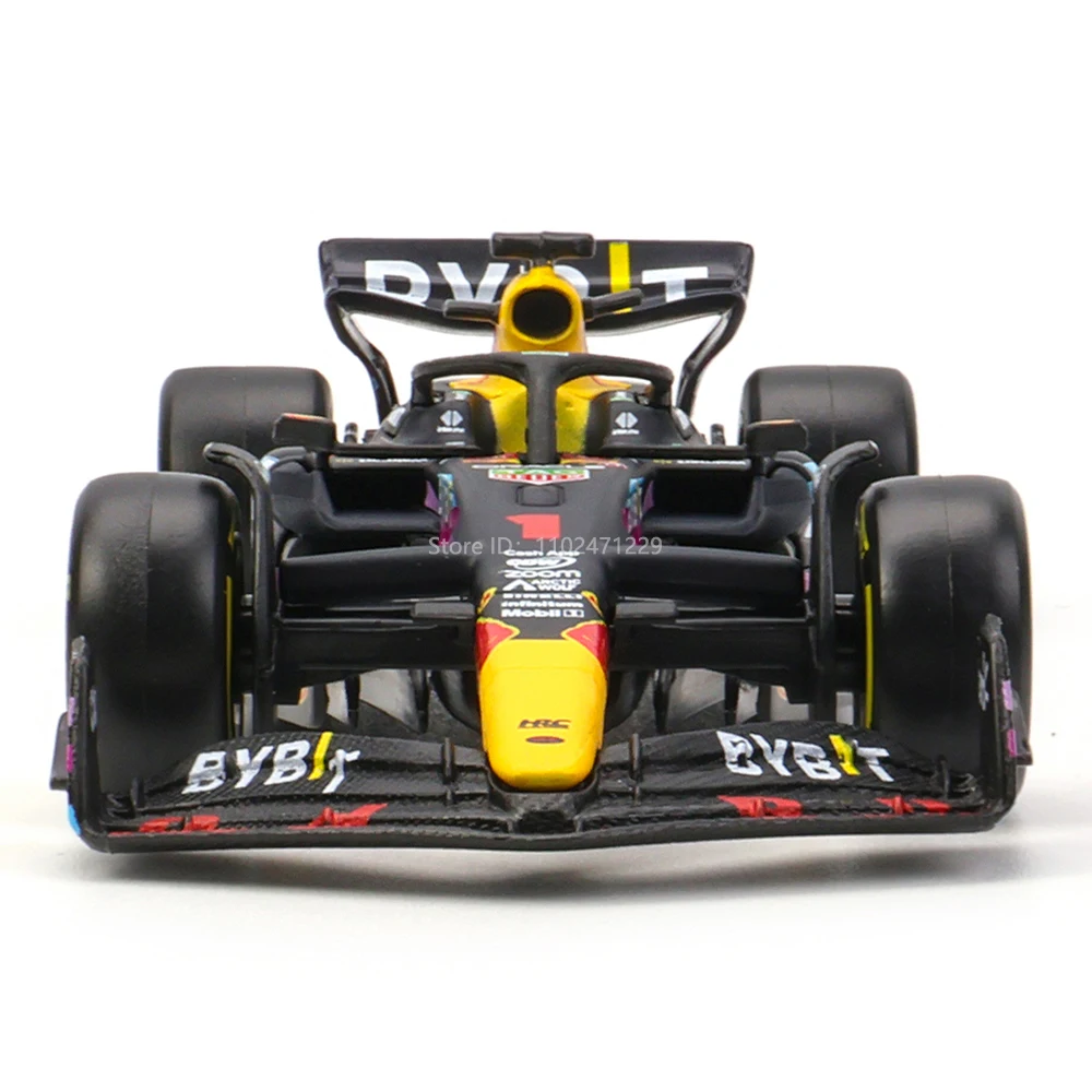 Bburago 1:43 NEW 2023 F1 Red Bull Racing RB19 Miami 1# Verstappen 11#  Perez Special Paint Formula One Alloy Super Toy Car Model